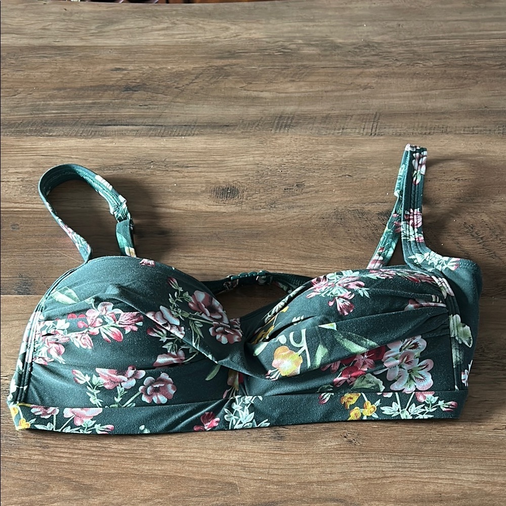 Nip Tup Floral Print Women's bikini top